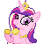 Size: 50x50 | Tagged: safe, artist:taritoons, part of a set, character:princess cadance, animated, clapping, clapping ponies, cute, cutedance, female, icon, simple background, solo, sprite, transparent background