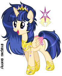 Size: 1394x1699 | Tagged: safe, artist:sweet-psycho-uwu, oc, oc only, oc:starling sentry, parent:flash sentry, parent:twilight sparkle, parents:flashlight, species:alicorn, species:pony, female, mare, offspring, simple background, solo, transparent background