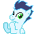 Size: 50x50 | Tagged: safe, artist:taritoons, part of a set, character:soarin', animated, clapping, clapping ponies, icon, male, simple background, solo, sprite, transparent background