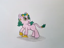 Size: 2016x1512 | Tagged: safe, artist:dice-warwick, oc, oc:bridget gunrunner, species:hippogriff, fallout equestria, ear piercing, earring, female, filly, hybrid, jewelry, parent:star charter, piercing, solo, talons