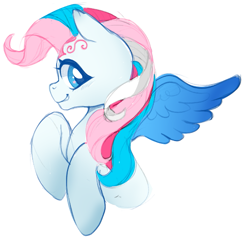Size: 701x675 | Tagged: safe, artist:techycutie, character:star catcher, species:pegasus, species:pony, g3, catcherbetes, cute, female, simple background, solo, white background