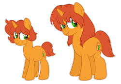 Size: 1024x713 | Tagged: safe, artist:ashidaii, oc, oc:cayenne papper, species:pony, species:unicorn, female, filly, mare, simple background, solo, transparent background