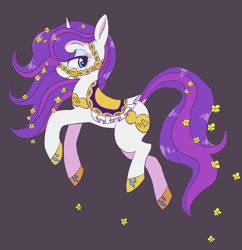 Size: 2448x2532 | Tagged: safe, artist:haibaratomoe, character:rarity, species:pony, species:unicorn, beautiful, bridle, carousel, female, mare, saddle, simple background, solo, tack