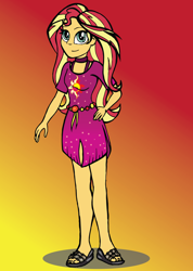 Size: 1360x1915 | Tagged: safe, artist:deannaphantom13, character:sunset shimmer, equestria girls:spring breakdown, g4, my little pony: equestria girls, my little pony:equestria girls, spoiler:eqg series (season 2), female, geode of empathy, magical geodes, solo