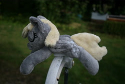 Size: 3888x2592 | Tagged: safe, artist:bastler, character:derpy hooves, species:pegasus, species:pony, female, irl, mare, photo, plushie, sleeping