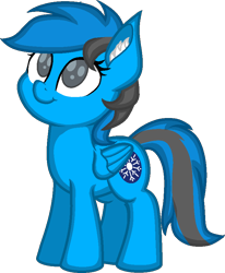 Size: 708x858 | Tagged: safe, artist:zeka10000, oc, oc only, oc:neptune lightning, species:pony, blank flank, cheek fluff, cheeks, cute, ear fluff, female, filly, looking up, no pupils, ocbetes, request, requested art, simple background, smiling, solo, transparent background