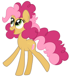 Size: 948x1042 | Tagged: safe, artist:ashidaii, oc, oc:silly string, parent:cheese sandwich, parent:pinkie pie, parents:cheesepie, species:earth pony, species:pony, female, mare, offspring, simple background, solo, transparent background