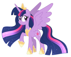 Size: 1024x820 | Tagged: safe, artist:ashidaii, character:twilight sparkle, character:twilight sparkle (alicorn), species:alicorn, species:pony, episode:the last problem, g4, my little pony: friendship is magic, female, mare, older, older twilight, raised hoof, simple background, smiling, solo, transparent background