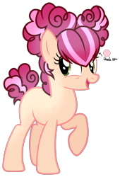 Size: 1201x1765 | Tagged: safe, artist:sunrisesparksyt, artist:sweet-psycho-uwu, base used, oc, parent:applejack, parent:sugar belle, parent:sweetie belle, parents:sugarjack, species:earth pony, species:pony, female, magical lesbian spawn, mare, offspring, parents:sweetiejack, simple background, solo, transparent background