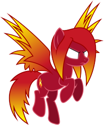 Size: 600x725 | Tagged: safe, artist:xpesifeindx, oc, oc only, oc:paragon ire, species:pegasus, species:pony, female, glowing eyes, mare, simple background, solo, transparent background, vector