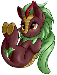 Size: 1920x2495 | Tagged: safe, artist:gleamydreams, character:cinder glow, character:summer flare, species:kirin, cute, female, kirinbetes, mare, smiling, solo