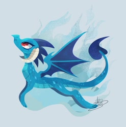 Size: 1548x1569 | Tagged: safe, artist:sibashen, character:princess ember, species:dragon, dragoness, female, flying, solo