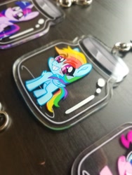 Size: 3024x4032 | Tagged: safe, artist:techycutie, character:pinkie pie, character:rainbow dash, character:twilight sparkle, character:twilight sparkle (alicorn), species:alicorn, species:earth pony, species:pegasus, species:pony, irl, jar, keychain, lewd container meme, photo, the implications are horrible