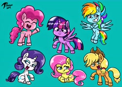 Size: 12284x8818 | Tagged: safe, artist:brekrofmadness, character:applejack, character:fluttershy, character:pinkie pie, character:rainbow dash, character:rarity, character:twilight sparkle, character:twilight sparkle (alicorn), species:alicorn, species:earth pony, species:pegasus, species:pony, species:unicorn, my little pony:pony life, absurd resolution, mane six