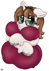 Size: 3259x4752 | Tagged: safe, artist:tai kai, oc, oc only, oc:tai, species:pony, species:unicorn, cuddling, floppy ears, glasses, heart eyes, hug, looking at you, male, pillow, pillow hug, simple background, snuggles?, snuggling, solo, stallion, transparent background, unshorn fetlocks, wingding eyes