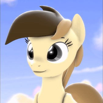 Size: 338x338 | Tagged: safe, artist:spinostud, oc, oc:coffe, species:pegasus, species:pony, 3d, animated, female, mare, source filmmaker