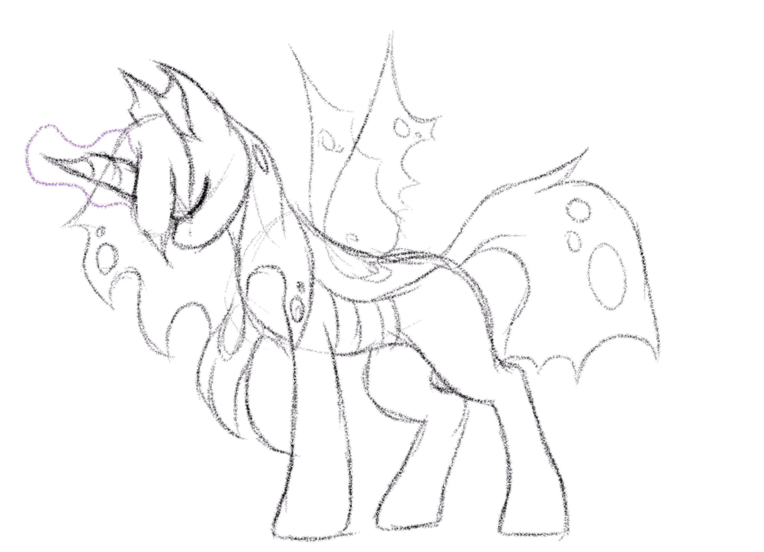 Size: 2679x1936 | Tagged: safe, artist:dreamy, artist:littledreamycat, oc, species:changeling, species:griffon, animated, frame by frame, gif, magic, sketch, transformation