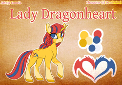 Size: 1280x885 | Tagged: safe, artist:esmeia, oc, oc only, oc:dragonheart, species:pony, species:unicorn, colored hooves, female, horn, mare, raised hoof, reference sheet, solo, unicorn oc
