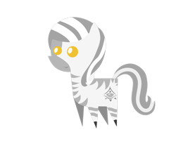 Size: 1280x1152 | Tagged: safe, artist:aborrozakale, oc, oc:xheitri, species:pony, species:zebra, pointy ponies, simple background, solo, transparent background