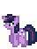 Size: 42x56 | Tagged: safe, artist:zeka10000, character:twilight sparkle, species:pony, species:unicorn, animated, female, gif, gif for breezies, picture for breezies, pixel art, simple background, solo, terraria, transparent background, walking