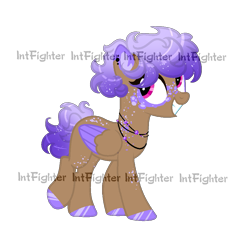 Size: 915x957 | Tagged: safe, artist:intfighter, oc, oc only, species:pegasus, species:pony, g4, freckles, grin, hoof polish, jewelry, necklace, pegasus oc, simple background, smiling, solo, transparent background, two toned wings, watermark, wings