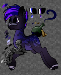 Size: 1336x1656 | Tagged: safe, artist:intfighter, oc, oc only, species:earth pony, species:pony, g4, amputee, augmented tail, earth pony oc, glasses, male, prosthetic limb, prosthetics, reference sheet, solo, stallion
