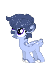 Size: 900x1200 | Tagged: safe, artist:intfighter, oc, oc only, species:earth pony, species:pony, g4, earth pony oc, ethereal mane, galaxy mane, hoof fluff, looking up, simple background, smiling, solo, transparent background