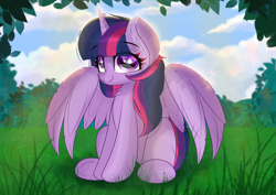 Size: 5787x4092 | Tagged: safe, artist:janelearts, character:twilight sparkle, character:twilight sparkle (alicorn), species:alicorn, species:pony, g4, absurd resolution, female, sitting, solo