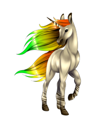 Size: 1556x1800 | Tagged: safe, artist:intfighter, oc, oc only, species:pony, species:unicorn, g4, hoers, horn, raised hoof, simple background, solo, transparent background, unicorn oc
