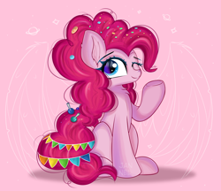 Size: 4726x4092 | Tagged: safe, artist:janelearts, character:pinkie pie, species:earth pony, species:pony, g4, chest fluff, older, older pinkie pie