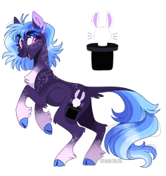 Size: 1068x1129 | Tagged: safe, artist:wanderingpegasus, oc, oc only, oc:razzle dazzle, parent:starlight glimmer, parent:trixie, parents:startrix, species:earth pony, species:pony, g4, cloven hooves, cutie mark, female, magical lesbian spawn, offspring, simple background, solo, transparent background