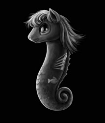Size: 1500x1750 | Tagged: safe, artist:dahtamnay, species:sea pony, crossover, fish, ponified, solo