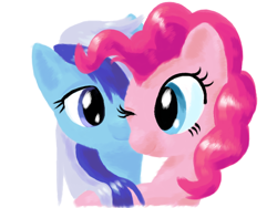 Size: 800x600 | Tagged: safe, artist:rangelost, character:minuette, character:pinkie pie, female, lesbian, minupie, shipping