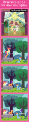 Size: 440x1820 | Tagged: safe, artist:zztfox, character:apple bloom, character:rainbow dash, character:scootaloo, character:sweetie belle, character:tank, species:pegasus, species:pony, episode:flight to the finish, g4, my little pony: friendship is magic, abuse, comic, cutie mark crusaders, dashabuse, pixel art, scene parody, stage