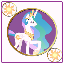 Size: 600x600 | Tagged: safe, artist:doctorxfizzle, character:princess celestia, cutie mark, female, simple background, slot machine, solo, vector, white background