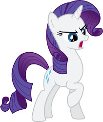 Size: 5000x5912 | Tagged: safe, artist:xpesifeindx, character:rarity, .svg available, absurd resolution, angry, female, simple background, solo, transparent background, vector