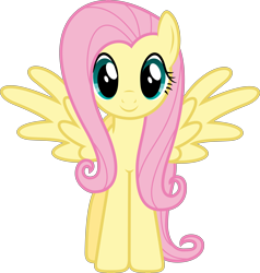 Size: 4482x4713 | Tagged: safe, artist:xpesifeindx, character:fluttershy, .svg available, absurd resolution, cute, female, looking at you, shyabetes, simple background, solo, standing, transparent background, vector