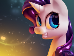 Size: 1200x900 | Tagged: safe, artist:zoiby, character:rarity, female, solo