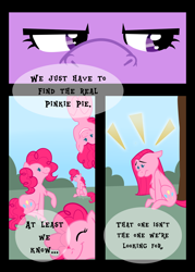Size: 1100x1540 | Tagged: safe, artist:chubbyjam, character:pinkamena diane pie, character:pinkie pie, character:twilight sparkle, episode:too many pinkie pies, g4, my little pony: friendship is magic, pinkie clone