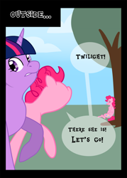 Size: 1100x1540 | Tagged: safe, artist:chubbyjam, character:pinkie pie, character:twilight sparkle, episode:too many pinkie pies, g4, my little pony: friendship is magic, clone, pinkie clone