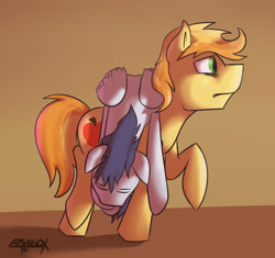 Size: 1280x1202 | Tagged: safe, artist:noxy, character:braeburn, character:soarin', ship:soarburn, gay, male, shipping, worried