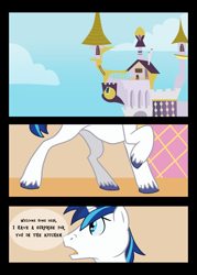 Size: 1500x2100 | Tagged: safe, artist:chubbyjam, character:princess cadance, character:shining armor, a lover's surprise, comic, imminent vore