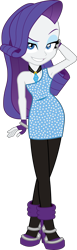 Size: 1037x3388 | Tagged: safe, artist:imperfectxiii, artist:skycatcherequestria, edit, character:rarity, equestria girls:rainbow rocks, g4, my little pony: equestria girls, my little pony:equestria girls, alternate costumes, bracelet, clothing, female, fingerless gloves, gloves, high heels, leggings, necklace, pantyhose, pose, raised eyebrow, simple background, sleeveless, solo, transparent background, vector