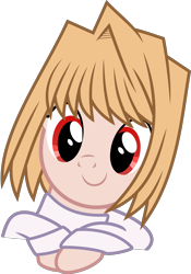 Size: 4025x5750 | Tagged: safe, artist:synch-anon, artist:twiforce, absurd resolution, arcueid brunestud, clothing, ponified, simple background, smiling, solo, sweater, transparent background, tsukihime, vector