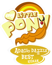 Size: 1024x1283 | Tagged: safe, artist:mit-boy, edit, character:adagio dazzle, my little pony:equestria girls, best human, best pony, logo, logo edit, simple background, transparent background