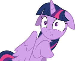 Size: 7378x6000 | Tagged: safe, artist:dasprid, character:twilight sparkle, character:twilight sparkle (alicorn), species:alicorn, species:pony, episode:the cutie map, g4, my little pony: friendship is magic, absurd resolution, female, floppy ears, mare, shut up twilight, simple background, solo, transparent background, vector