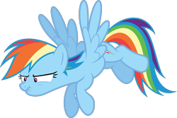 Size: 5000x3333 | Tagged: safe, artist:xpesifeindx, character:rainbow dash, episode:castle sweet castle, g4, my little pony: friendship is magic, .svg available, female, scrunchy face, simple background, solo, transparent background, vector