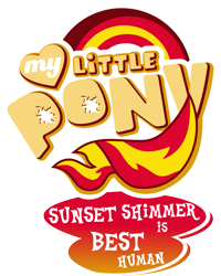 Size: 1399x1753 | Tagged: safe, artist:mit-boy, edit, character:sunset shimmer, equestria girls:rainbow rocks, g4, my little pony: equestria girls, my little pony:equestria girls, best human, logo, logo edit, my little pony logo, simple background, tail, transparent background, vector