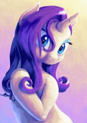 Size: 1400x1980 | Tagged: safe, artist:dahtamnay, character:rarity, species:pony, species:unicorn, female, mare, smiling, solo