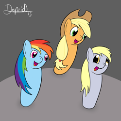 Size: 2970x2979 | Tagged: safe, artist:dasprid, character:applejack, character:derpy hooves, character:rainbow dash, species:pegasus, species:pony, bowling, bowling pin, female, mare